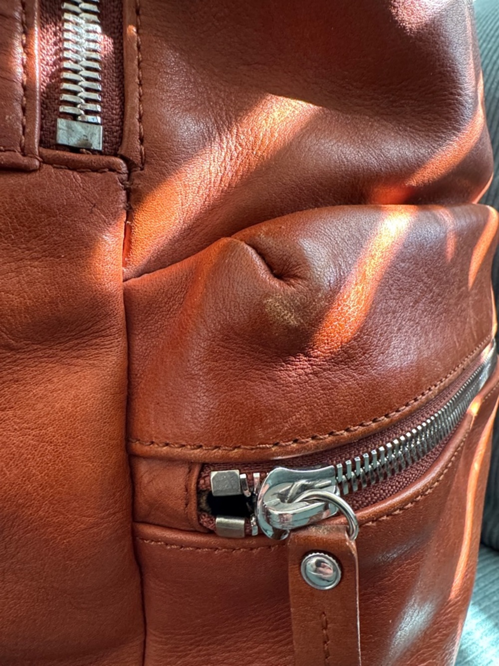Shinola Runwell Backpack - Men's Leather - Tan - Picture 10 of 17